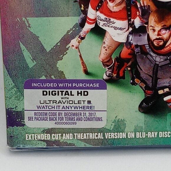 Blu-Ray DVD Suicide Squad Extended Cut HD DC Comics Supervillain Action Movie - Picture 6 of 6